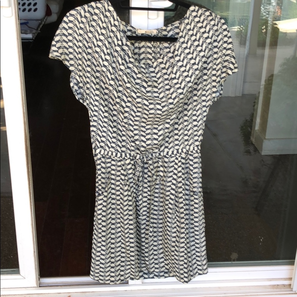 LAmade silk dress in leaf print